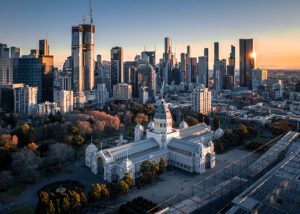 Spirit of the Southwest view of Melbourne