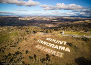 View of Mount Panorama at Bathurst visited on Spirit of the Southwest